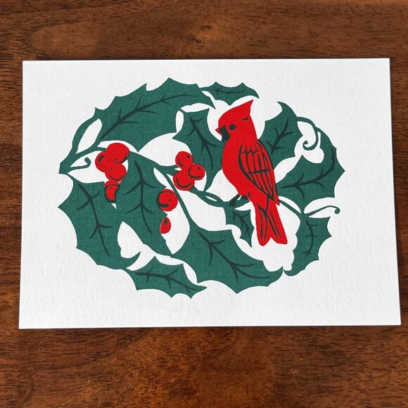 Vtg Crockett Collection Vermont Christmas Postcards 25 Cards Hand Silk Screened - Picture 3 of 7